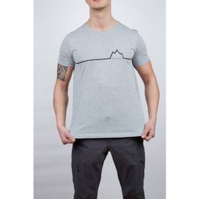 Alpinist Nordic Gri Melanj Erkek T-Shirt