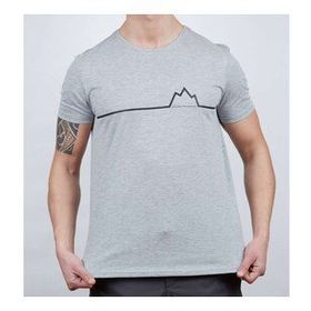 Alpinist Nordic Gri Melanj Erkek T-Shirt