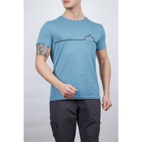 Alpinist Nordic Mavi Erkek T-shirt
