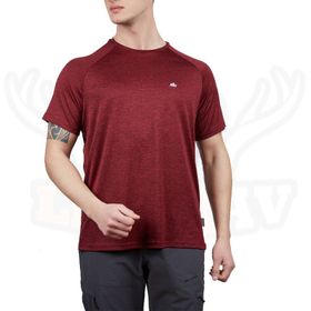 Alpinist Speedwick Move Bordo Erkek T-shirt