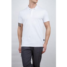 Alpinist Stratus Beyaz Polo Erkek T-shirt