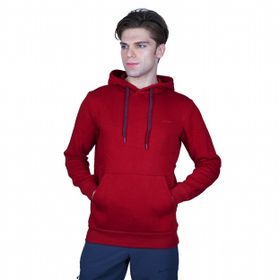 Alpinist Stream Bordo Erkek Kapüşonlu Sweatshirt