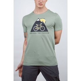 Alpinist Tarius Elma Yeşili Erkek T-shirt