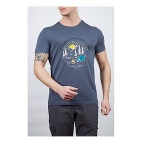Alpinist Vide Beyaz Erkek T-shirt