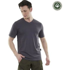 Alpinist Vortex Anrasit V Yaka Erkek T-shirt