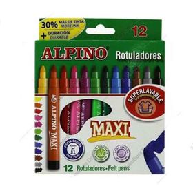 Alpino 12 Renk Rotuladores Maxi Keçeli Kalem