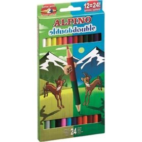 Alpino 24 Renk Çift Yönlü Kuru Boya