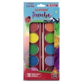 Alpino AQ-05 6 Renk Süper Jumbo Sulu Boya