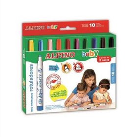 Alpino Baby 10 Renk Keçeli Boya Kalemi