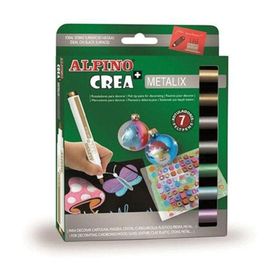 Alpino Crea 7'li Metalik Keçeli Kalem