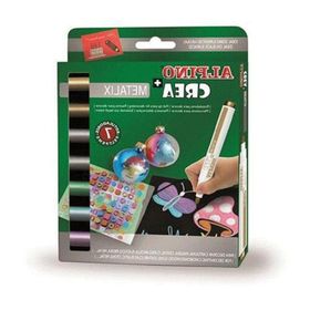 Alpino Crea 7'li Metalik Keçeli Kalem