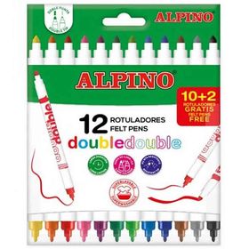 Alpino Double 12 li Çift Taraflı Keçeli Kalem
