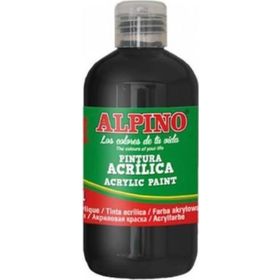 Alpino Dv-000311 250 Akrilik Siyah Boya Şişe