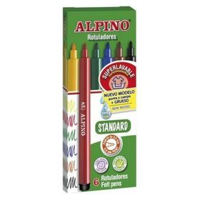 Alpino Standart 6 Renk Keçeli Kalem