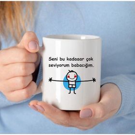 Alpşan Ticaret Babalar Günü Beyaz Kupa