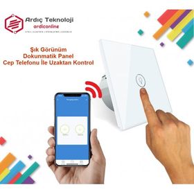 Alpsmart AS-871 EU Tekli Dokunmatik Akıllı Wi-Fi Anahtar