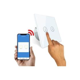 Alpsmart AS-872 EU Çiftli Dokunmatik Akıllı Wi-Fi Anahtar