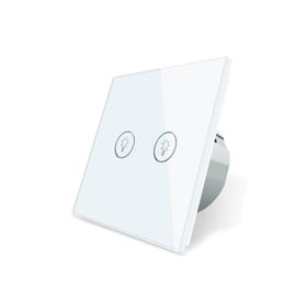 Alpsmart AS-872 EU Çiftli Dokunmatik Akıllı Wi-Fi Anahtar