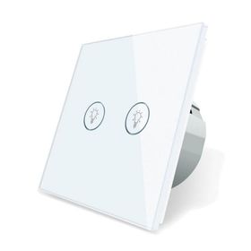 Alpsmart AS-872 EU Çiftli Dokunmatik Akıllı Wi-Fi Anahtar