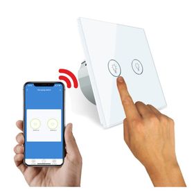 Alpsmart AS-872 EU Çiftli Dokunmatik Akıllı Wi-Fi Anahtar