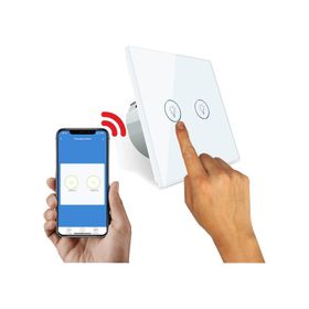 Alpsmart AS-872 EU Çiftli Dokunmatik Akıllı Wi-Fi Anahtar