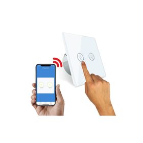 Alpsmart AS-872 EU Çiftli Dokunmatik Akıllı Wi-Fi Anahtar
