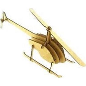 Alsa 3d Helikopter Ahşap Maket