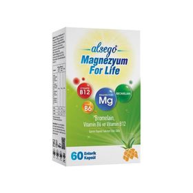 Alsego Magnezyum For Life 60 Kapsül