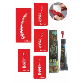 Alsepeteavm El Süsleme Başak Hint Kınası ile Geçici Dövme Seti