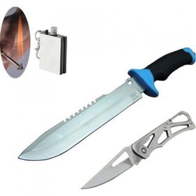Alsepeteavm KP-011 Mavi Kamp Bıçak Seti