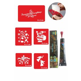 Alsepeteavm Noel Baba Yılbaşı Hint Kınası ile Geçici Dövme Seti