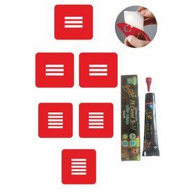 Alsepeteavm Parmak Çizgi Desenleri Hint Kınası ile Geçici Dövme Seti