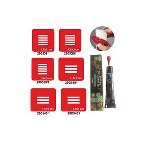 Alsepeteavm Parmak Çizgi Desenleri Hint Kınası ile Geçici Dövme Seti