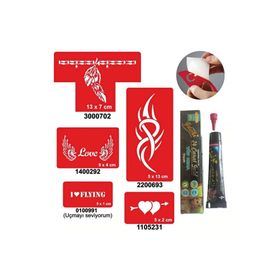Alsepeteavm Tribal Aşk Desenleri Hint Kınası ile Geçici Dövme Seti