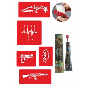 Alsepeteavm Vites Keleş Desenleri Hint Kınası ile Geçici Dövme Seti
