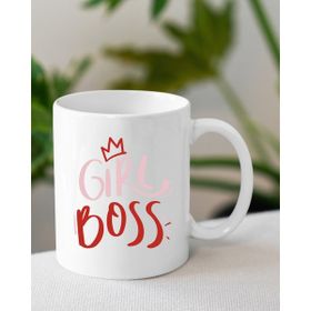 Altair Girl Boss Baskılı Beyaz Kupa