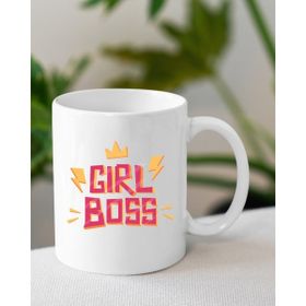 Altair Girl Boss Cool Motivasyon Baskılı Beyaz Kupa