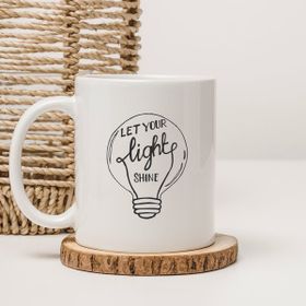 Altair Light Motivasyon Baskılı Beyaz Kupa