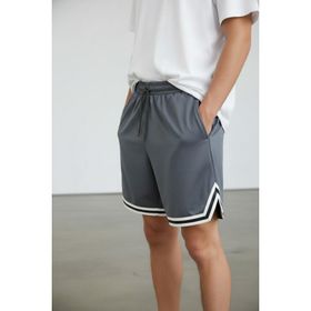 Altamira Erkek Füme Oversize Şeritli Şort