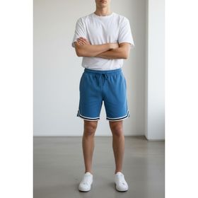Altamira Erkek İndigo Oversize Şeritli Şort