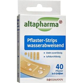 Altapharma 5 Farklı Boyutta 40 Adet Su Geçirmez Şerit Yara Bandı