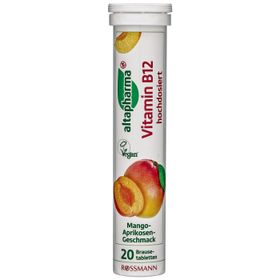 Altapharma Vitamin B12 Mango Kayısı Aromalı 20 Efervesan Tablet
