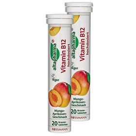 Altapharma Vitamin B12 Mango Kayısı Aromalı 20 Efervesan Tablet