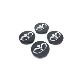 Altaş Siyah 4 Adet 55 mm Daewoo Kromlu Geçme Jant Göbeği