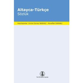 Altayca - Türkçe Sözlük Türk Dil Kurumu Yayınları