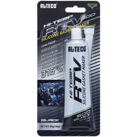 Alteco RTV Siyah 12 Adet 85 gr Isıya Dayanaklı Silikon Sıvı Conta