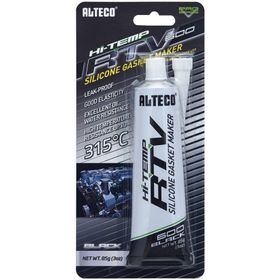 Alteco RTV Siyah 12 Adet 85 gr Isıya Dayanaklı Silikon Sıvı Conta