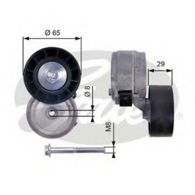 Alternatör Gergi Rulmanı Komple (Doblo 1.9 JTD APV1077)