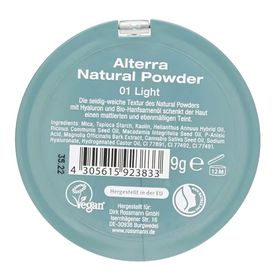 Alterra Hyaluron No:01 Light 9 gr Pudra