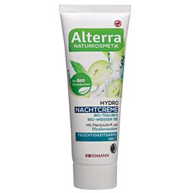 Alterra Su Bazlı Üzüm Beyaz Çay İçerikli 50 ml Gece Kremi